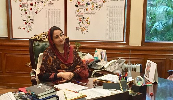 Harsimrat Kaur Badal takes charge as Union Minister of Food Processing Industries