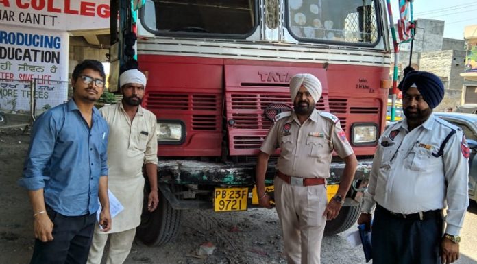 One Heavy Vehicle Challaned for Noise Pollution in Jalandhar