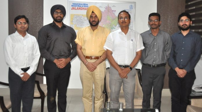 Four under training IAS officers of Punjab Cadre calls on DC and CP