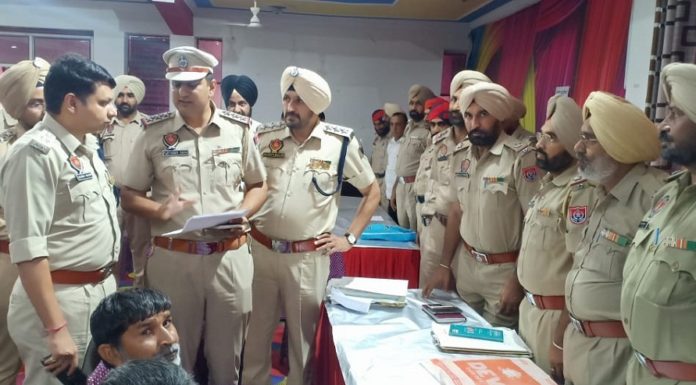 Fazilka police seize huge quantity of drugs with the arrest of 237 drug peddlers