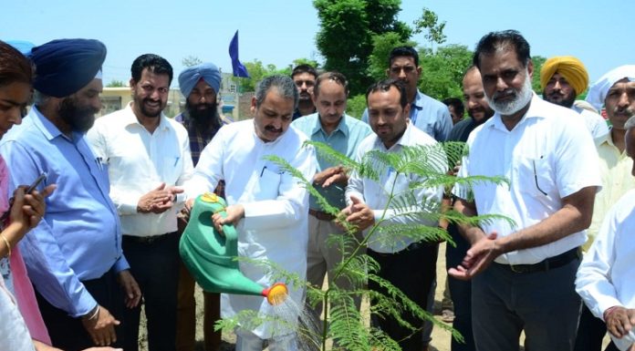 Forest & Wildlife department celebrating 550th Prakash Purab by planting 550 saplings in each village