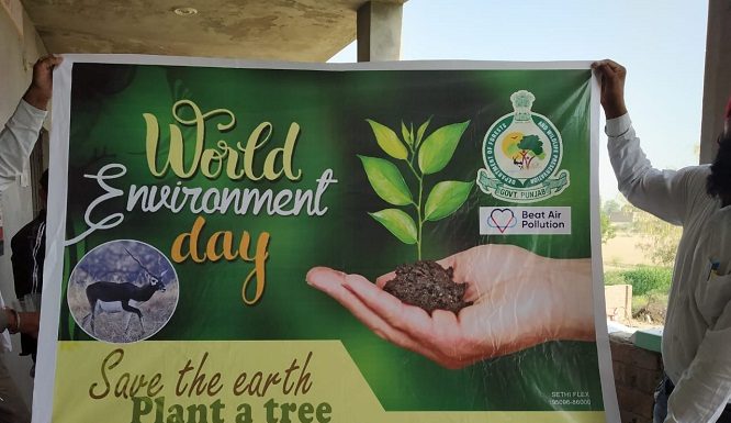 World Environment Day celebrated at Abohar Sanctuary