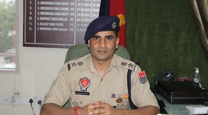 Kuldeep Chahal assumes charge as SSP SAS Nagar