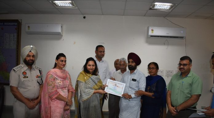 9 Villages of Hoshiarpur declared drug-free