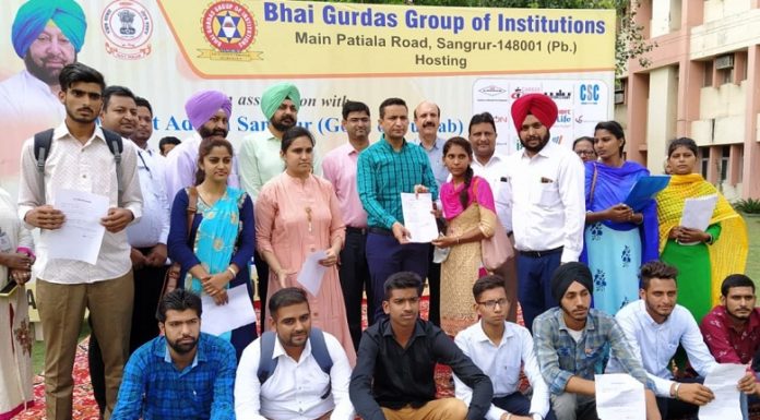 More than 6500 selected in 9 Mega Job Fairs in Sangrur District