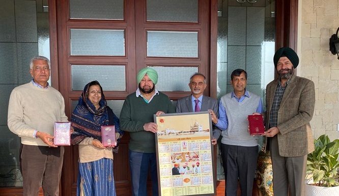 CM releases Punjab govt’s New Year diary, calendar