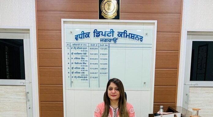 Nayan Jassal joins as ADC Jagraon