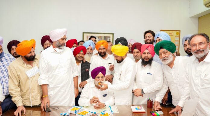 Deputy Chief Minister Sukhjinder Singh Randhawa assumed charge in Chief Minister’s office (2nd Floor) at Punjab Civil Secretariat