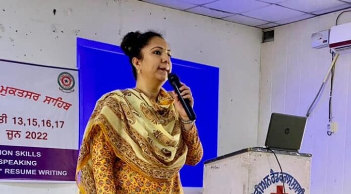 ਬੇਰੋਜ਼ਗਾਰ ਪ੍ਰਾਰਥੀਆਂ ਨੂੰ ਵਿਸ਼ੇਸ਼ ਪ੍ਰੋਜੇਕਟ “ਸਮਰੱਥ“ ਤਹਿਤ ਚਾਰ ਦਿਨ ਦੀ ਮੁਫਤ ਸਾਫਟ ਸਕਿੱਲ ਟ੍ਰੇਨਿੰਗ