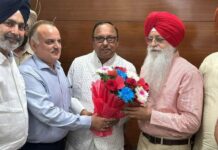 Anil Thakur assumes charge as Chairman Punjab State Traders Commission