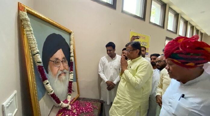 धनखड़ ने जताया पूर्व मुख्यमंत्री प्रकाश सिंह बादल के निधन पर शोक