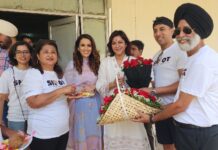 Priya Dutt Ex MP Chairperson Nargis Foundation Inaugurates Shoot Pickle Ball Academy at Mohali